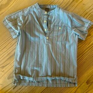 Darling boys Tea short sleeve striped shirt